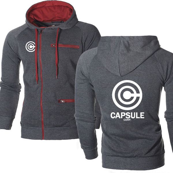 

men hoodies anime streetwear corp printed fashion harajuku fleece warm mens hooded zipper jacket zd