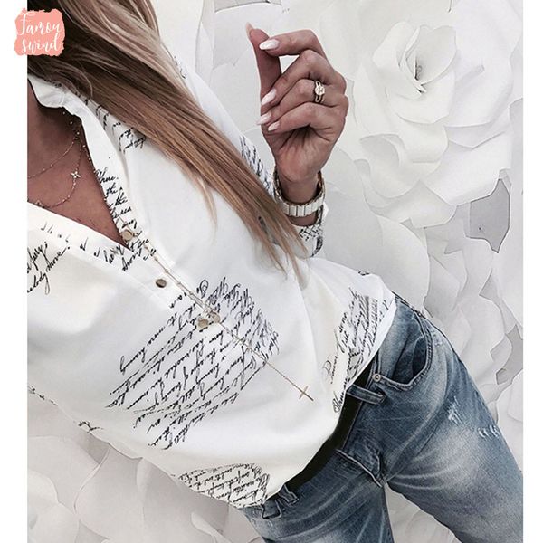 

blouse letters shirts casual beach printed lace slim fit shirts plus size chiffon blouses women lace, White