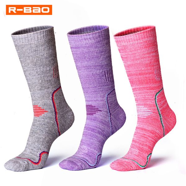 

winter warm sports sock alaska women thickening skiing full terry thermo sock outdoor thermal socks high warmth properties, Black