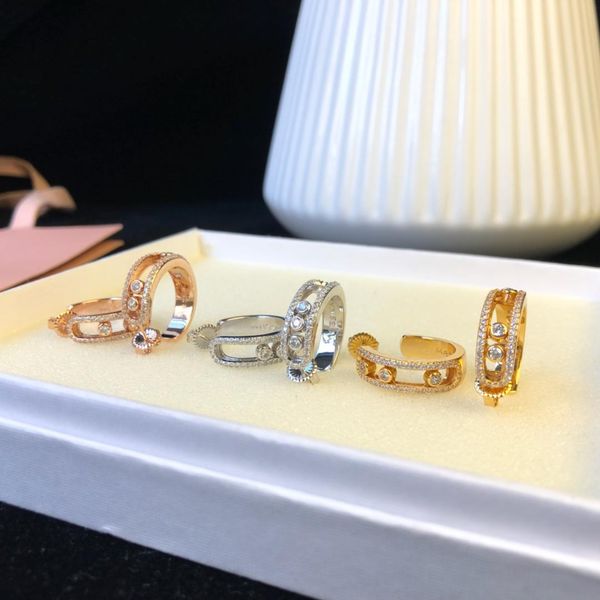 

Дизайнерские серьги Move Series Серьги-гвоздики Серьги с бриллиантами 2019-2010 Роскошные