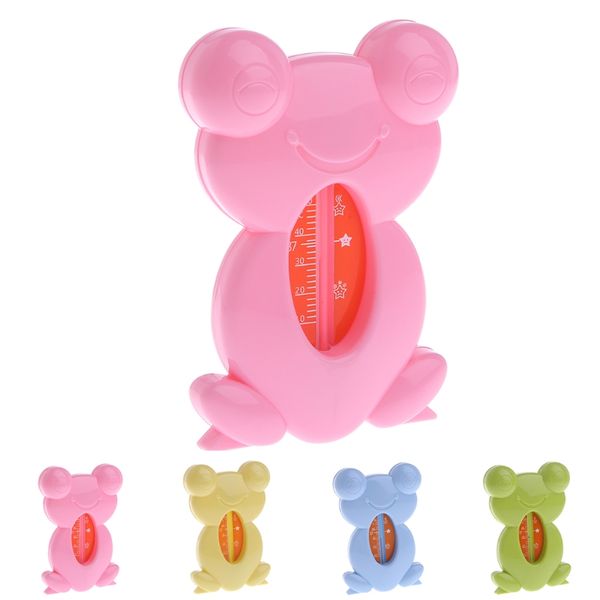 

1pc cute cartoon baby water thermometer frog shape with scale bathtub bath safe water thermometer tester for baby children care