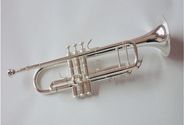 

bach silver plated new lt197s100 trumpet with authentic double bb professional trumpet musical instruments gift ing