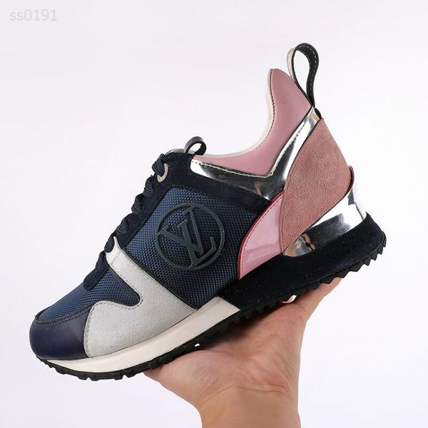 

2020 personality fashion lace-up round-toe shallow-mouth low-women's shoes increased classic sports casual shoes factory direct sales, Black