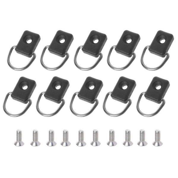 

10pcs canoe d ring kayak fishing rigging with m6 screws for bungee kit accessory kayak accessories