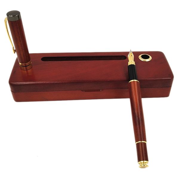 

pen creative business gifts office supplies pen holder belt box set,wooden gift box set,creative gift set