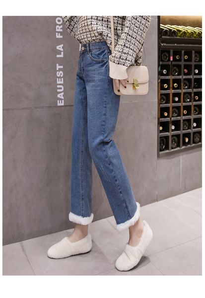 

navy blue women's tailored waist and hip princess jeans bk779