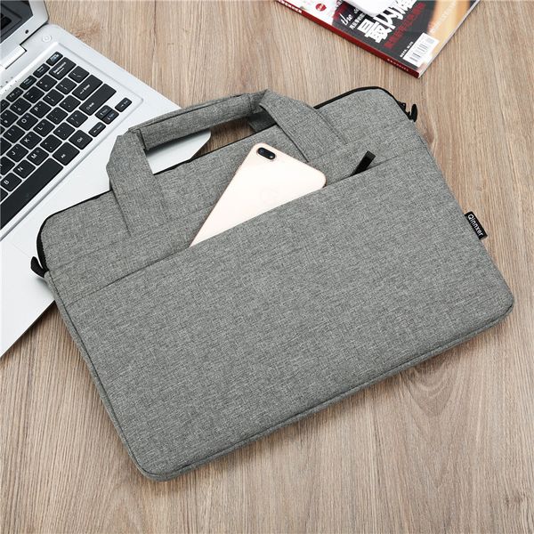 

lapbag briefcase men women briefcases business 13 14 15.6inch polyster shoulder bag lappackage high quality