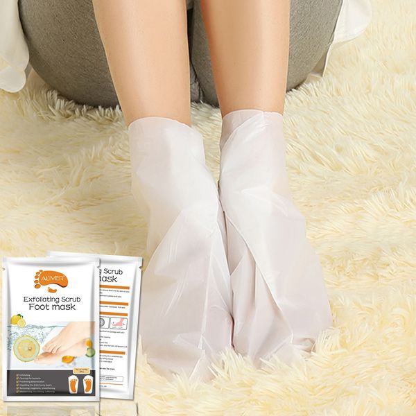 

8 flavor aliver feet exfoliating foot mask magic dead skin peeling feet mask sock exfoliating foot mask feet skin care re00003