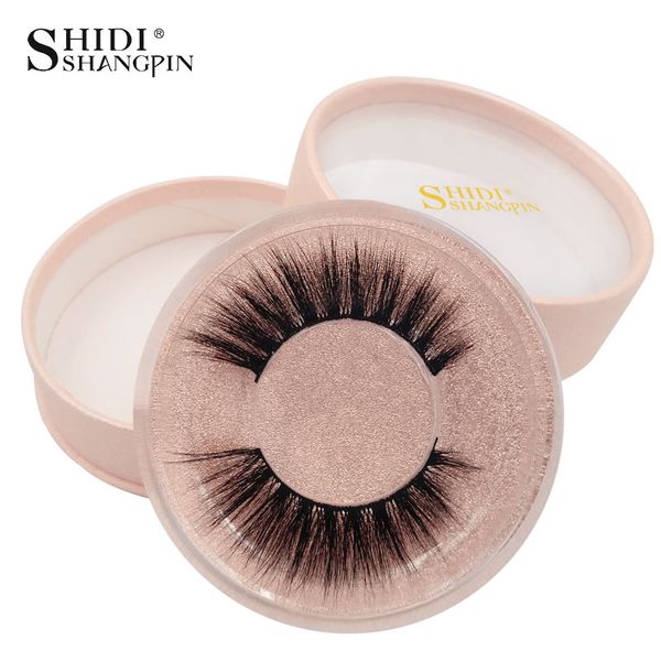 

shidishangpin 1 pair mink eyelashes false eyelash 3d mink lashes natural long 1cm-1.5cm 1 box eyelash extension 6 styles