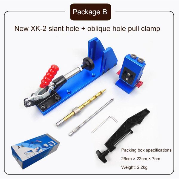 

9.5mm slant-hole drilling bits oblique drill locator positioner jig drill guide joinery woodworking tool kit drilling bit wood