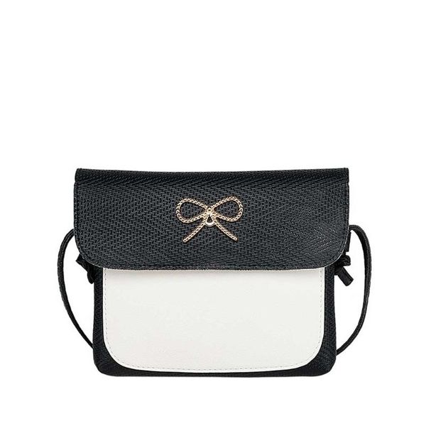 

women bag shoulder messenger fashion phone bow small square bag casual simple casual popular stitching wild leather