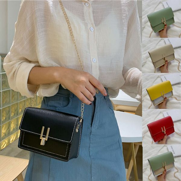 

women shoulder bags ladies pu leather purse handbag messenger crossbody bag satchel /by