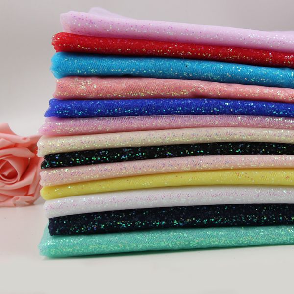 

2m/5m/10m width 150cm sequin glitter fabric tulle gauze mesh for home garden wedding brithday party home organza decoration, Black;white