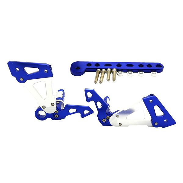 

blue cnc rearsets foot pegs rear set for yamaha exciter rc150 lc150