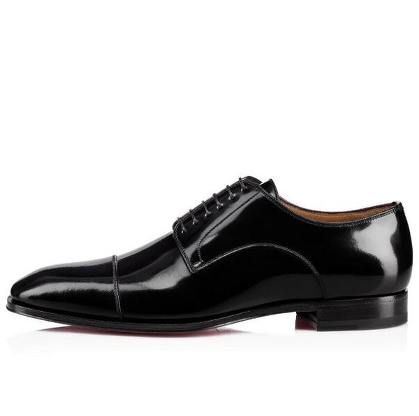 

famous loafers cousin daviol sneakers flat derby red bottom shoes gentleman oxfords walking perfect quality party wedding perfect gift, Black