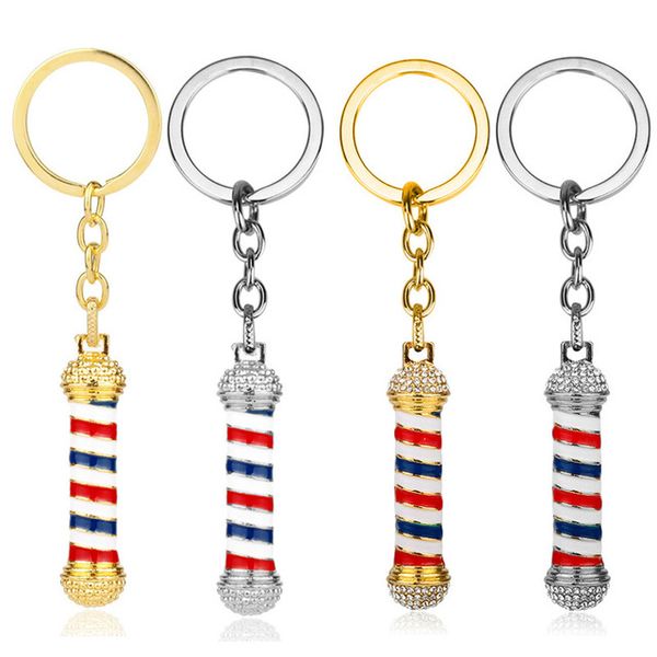 

Keychains Hairdressers Gift Comb Scissors Hair Dryer Car-styling Interior Accessories Barber Shop Key Rings Keyring