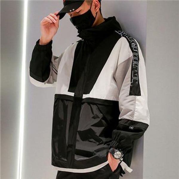 

2019 mens womens designer windbreaker jacktes autumn wind coat summer new fashion long sleeve fashion young s-2xl lsy19875, Black;brown