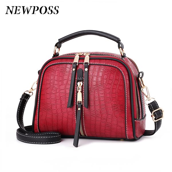 

stone pattern women's handbag fashion shoulder messenger bag ladies pu leather shell bag bolsas feminina