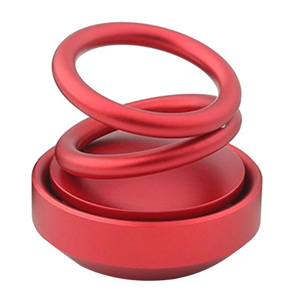 

metal perfume rotating double ring home car random flavor cool mist suspension fragrance case air purifier magnetic