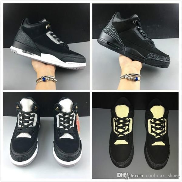 

basketball shoe three black mens fashion replace hook design 3m reflective outdoor trainer sports sneakers designer shoes