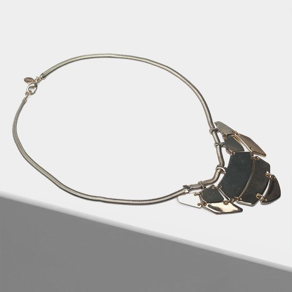 

amorita boutique geometric pendant fashion necklace, Silver