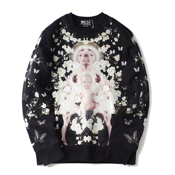 

flower virgin gypsophila short sleeve fashion cotton women couple mens designer t-shirt 2020, White