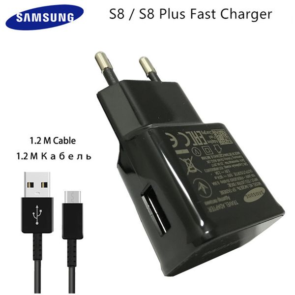 

original samsung adaptive fast charger for galaxy s10 s9 s8 plus note 10 9 8 a5 a7 usb quick charge adapter 1.2m type c cable