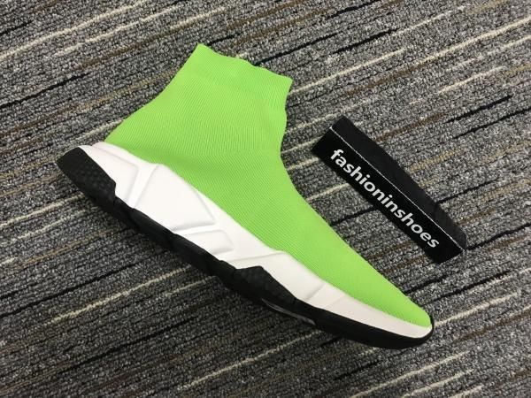 

mens speed midtrainer sock sneakers boots women red bottoms speed trainer runner outdoors casual flats shoes kanye cc vintage 35-45 l05, Black