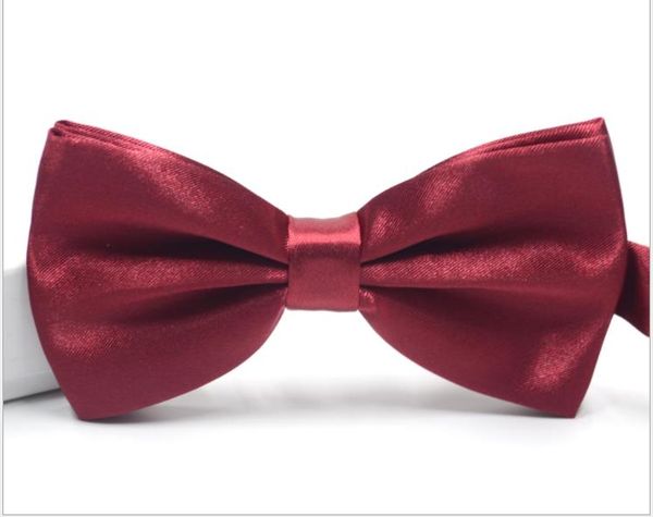 

2019 bow tie men pure color bright leisure multi-color, Blue;purple