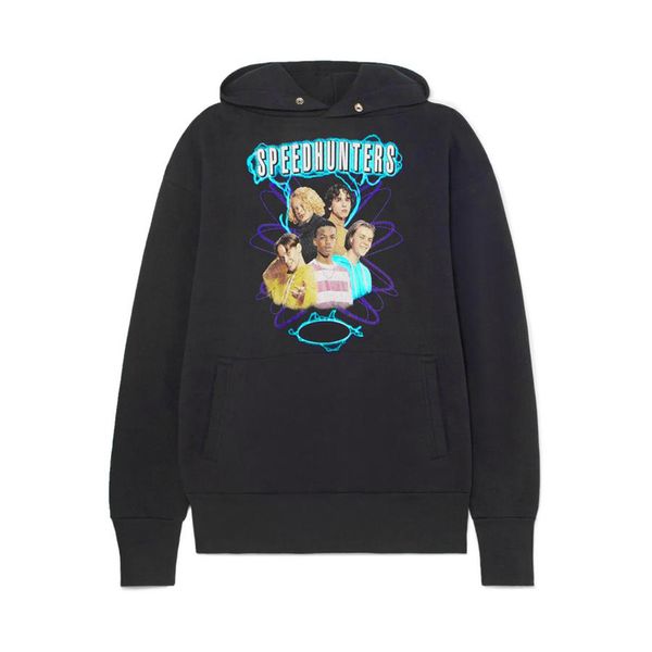

18fw blcg speedhunters multicolor printed hoodies sweatshirts fashion men women couple sweatshits world food programme hflswy261, Black