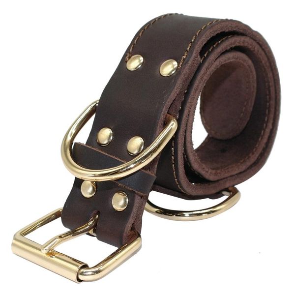 

leather dog collar for large dogs k9 dog pet training collars heavy duty for german shepherd labrador soft real leather s m l