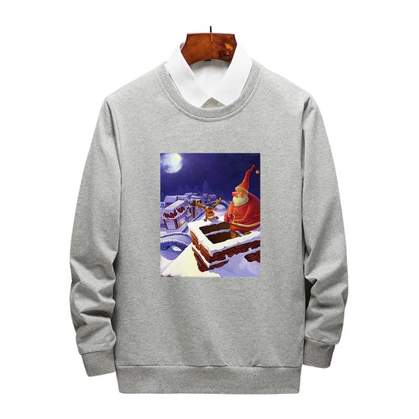 

роскошные дизайнерские толстовки для мужчин женские кофты с мультфильм печатных новый бренд толстовки пуловеры мужчины рождество одежда m-4x, Black