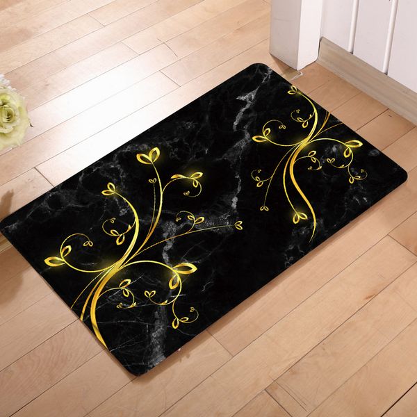 

european door flannel marble mat slow rebound bathroom mat skid carpet