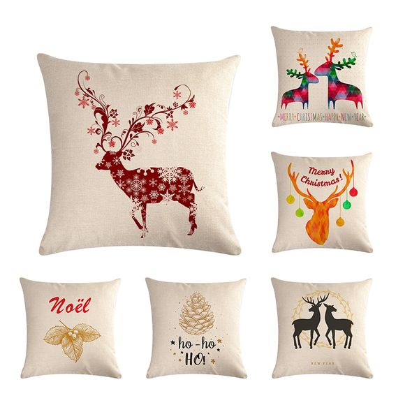 

45 * 45 см популярные рождественские дизайн наволочки на рождество домашнего декора квадратный диван наволочки