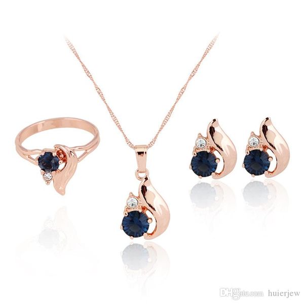 

bridesmaid jewelry set solid gold earrings necklace ring sets crystal jewelry gemstone rings party jewelry set, Silver