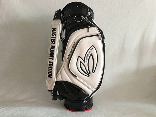 

brand new pearly gates golf bag white 7 holes pu pearly gates standard golf clubs bag ems ing