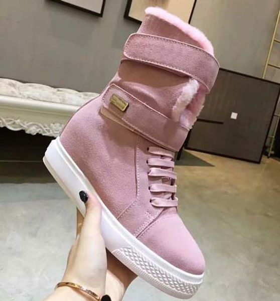 

2019 woman brand boots real leather pointed flat shoes ankle boots martin boots eu:35-40 with box dhl u2303, Black;grey