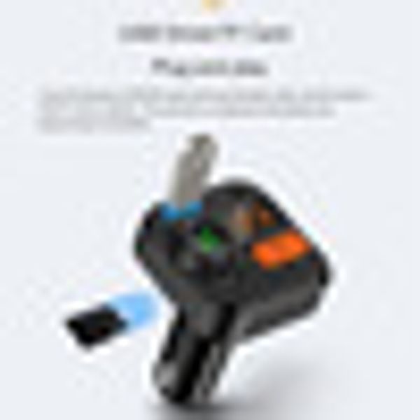 

универсальный fm-передатчик dual usb bass handsfree bluetooth mic автомобиль