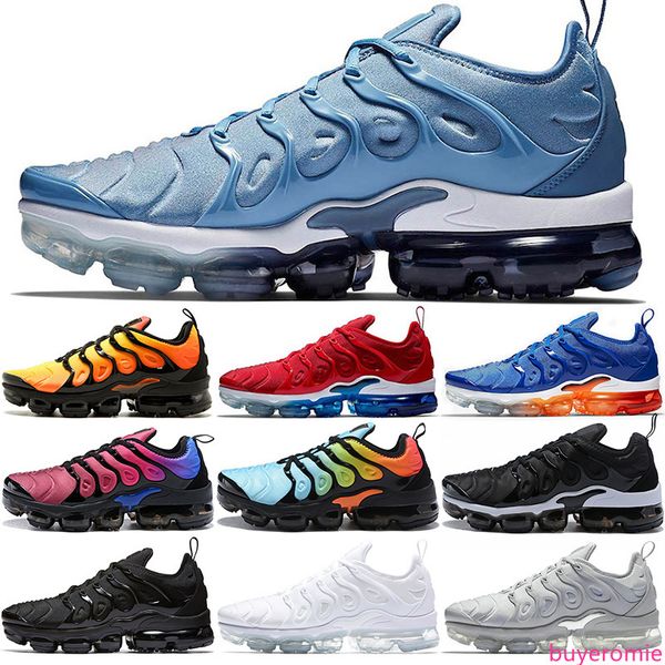 

plus tn running shoes men women mens sneakers triple black white sunset work blue athletic trainers sport sneaker size 36-45