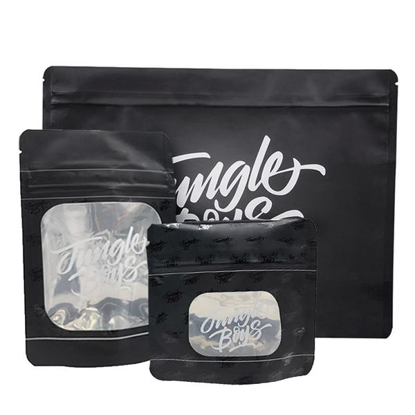 

Jungle Boys Smell Proof Bags with ChildProof Jungleboys Bag Stand Up Pouch Dry Herb Vaporizer with Sticker DHL Free