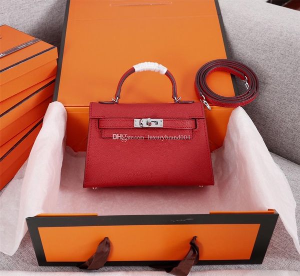 

2019 new totes bags women genuine leather bags fashion lady handbag factory gold silver buckle wholesale in stock size19cm