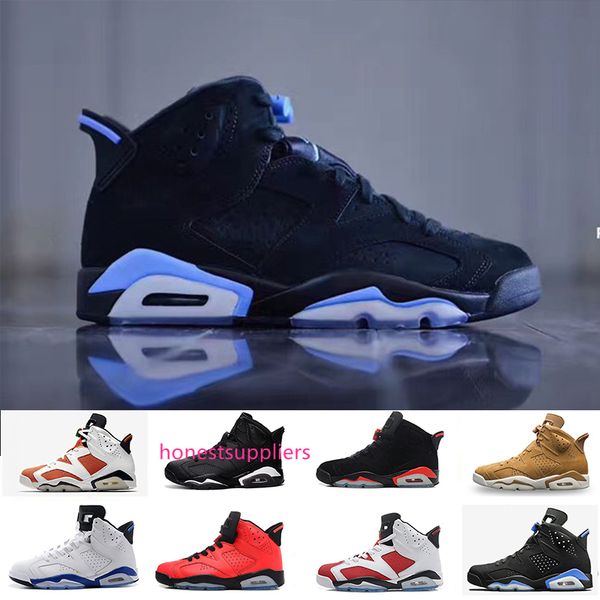 

6 6s mens basketball shoes classic unc black blue white infrared low chrome women men sport blue red oreo alternate oreo black cat