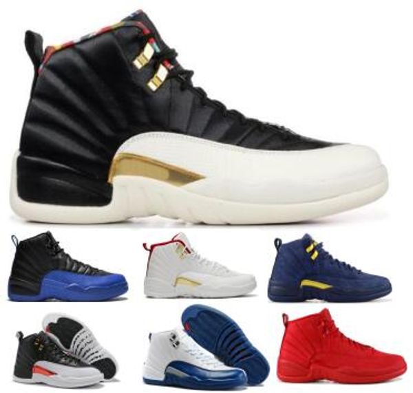 

12 12s баскетбольная обувь кроссовки мужские женские 2019 Новый Fiba тренажерный зал Кр