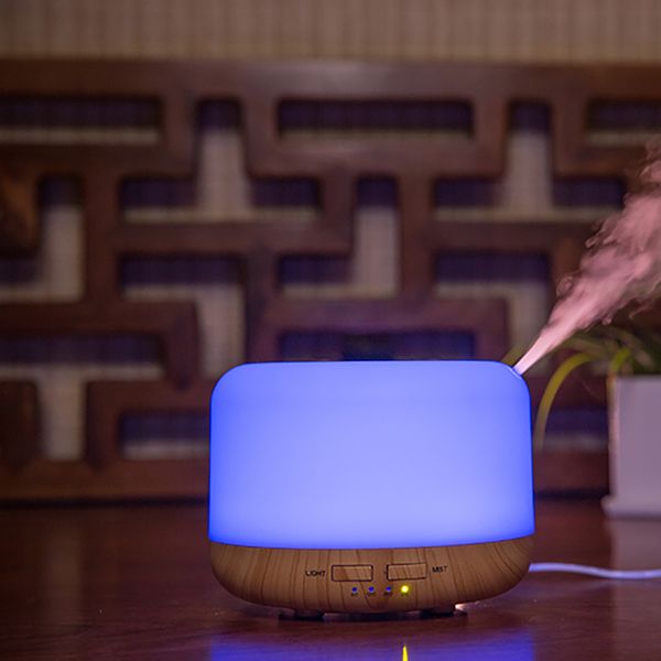 

400ml aroma essential oil diffuser ultrasonic air humidifier freshener mist 7 colors changing led night light for office home