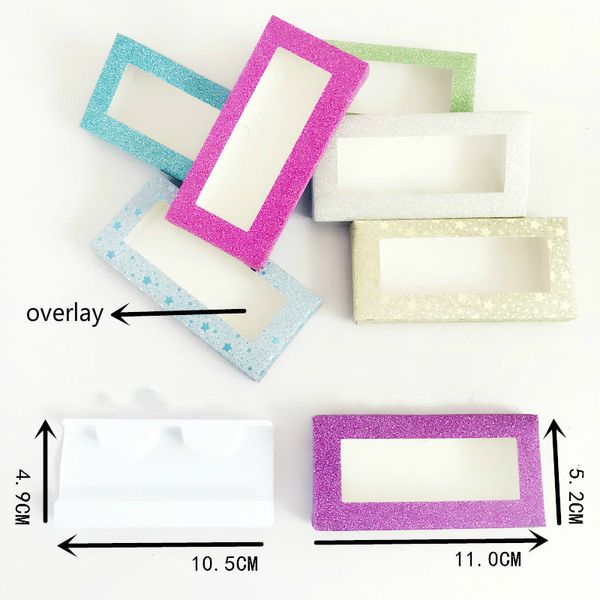 

Оптовая Упаковка для ресниц Упаковка для пустых ресниц Многоцветная бумага с бле