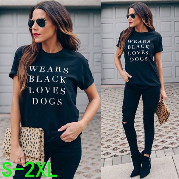 

t-shirt + printed letter short-sleeved women's t-shirt + printed letter short-sleeved women's, White