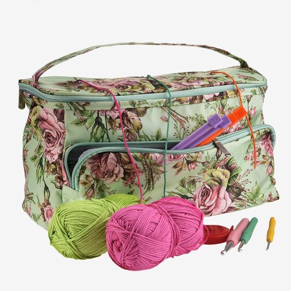 

diy вязание сумка спутывания пряжа хранения tote вышивание принадлежности организатор прочные lightweight вязание крючком сумка