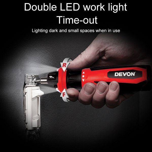 

led electric screwdriver set lithium-ion rechargeable household multi-function screwdriver mini electric batch hand power tool