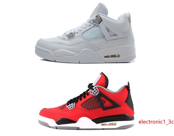 

4 classic 4s basketball sneakers iv toro bravo fear pack men women bred high thunder military blue us sizes 5.5-13