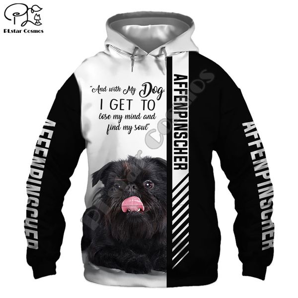 

plstar cosmos animal pug bull dog kawaii retro funny newfashion streetwear 3dprint zipper/hoodies/sweatshirts/jacket n-10, Black